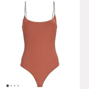 ALIX nyc Hirst brown tan bodysuit Xs